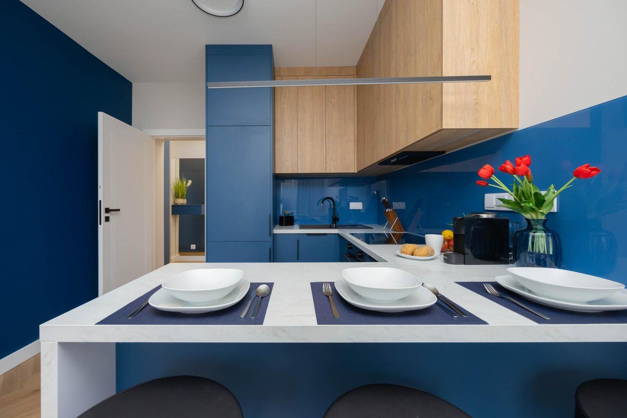 Apartament W Sercu Warszawy Biurko Do Pracy Zdalnej By Renters *